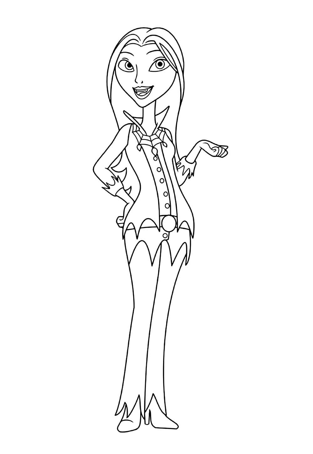 Vampirina para pintar