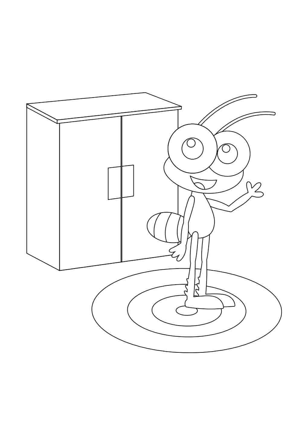 Desenho de Bob Zoom para pintar