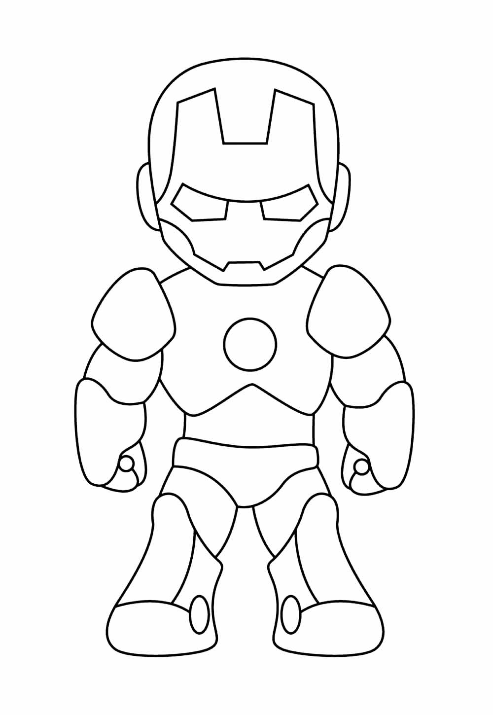 Desenho do Homem de Ferro Baby