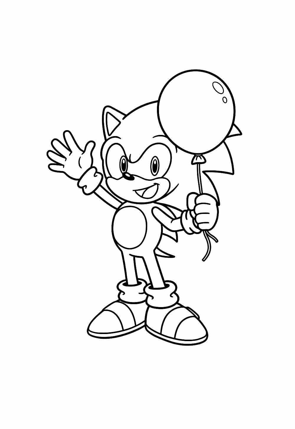 Desenhos Sonic Pintar