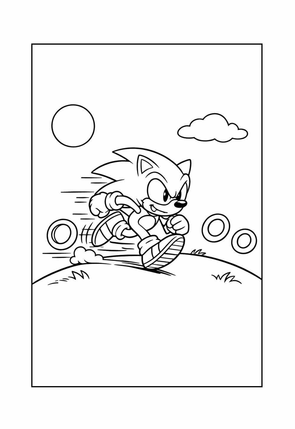 Desenhos Sonic Baby