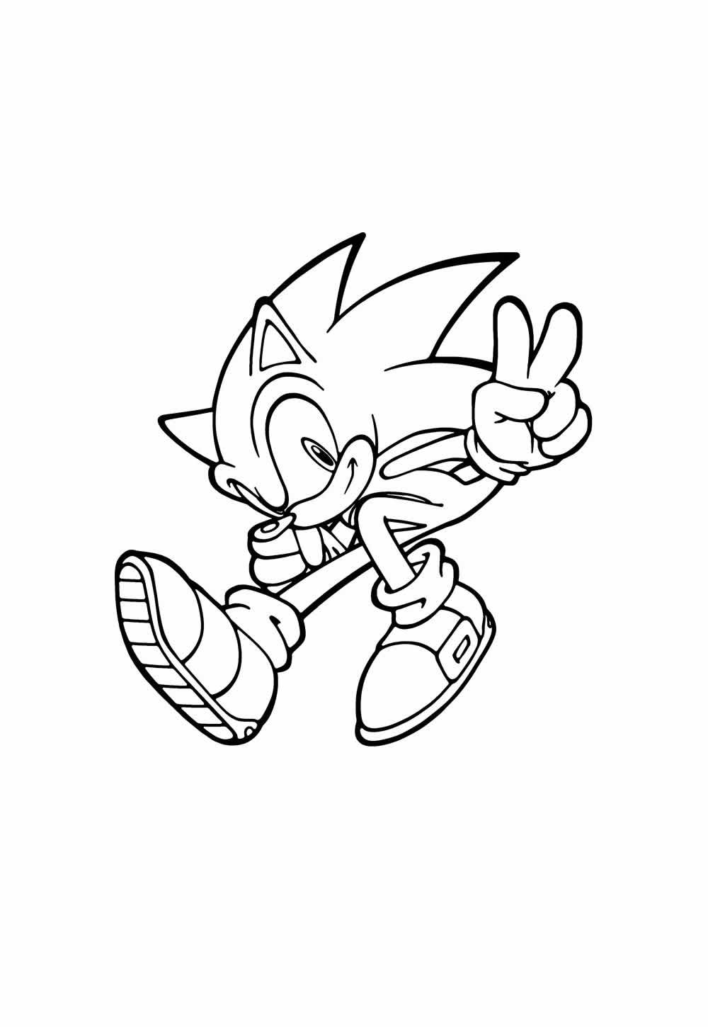 Desenhos Sonic Colorir