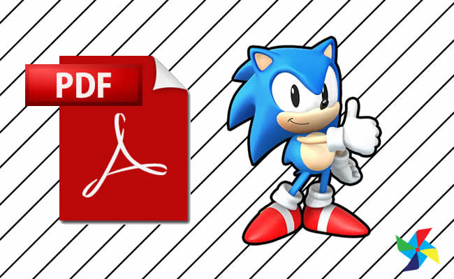 Desenhos do Sonic Baby em PDF