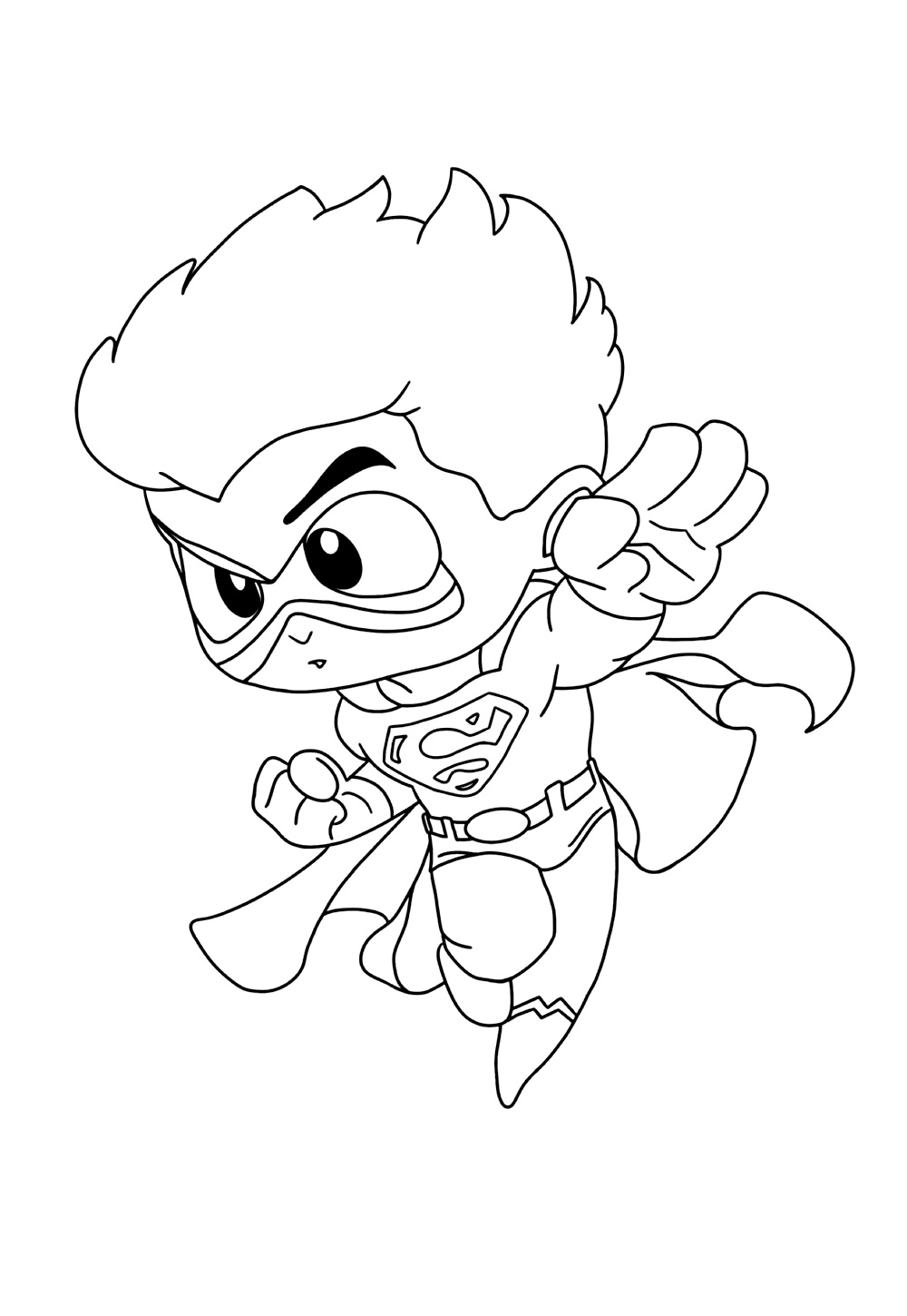 Super-Homem para colorir