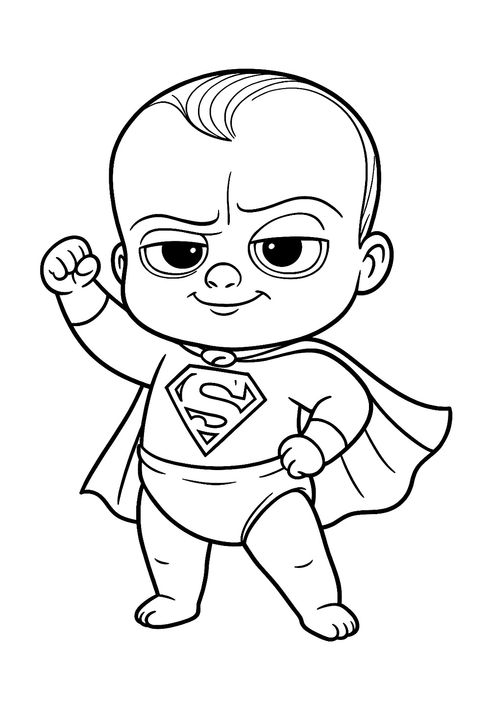 Desenho de Super-Homem