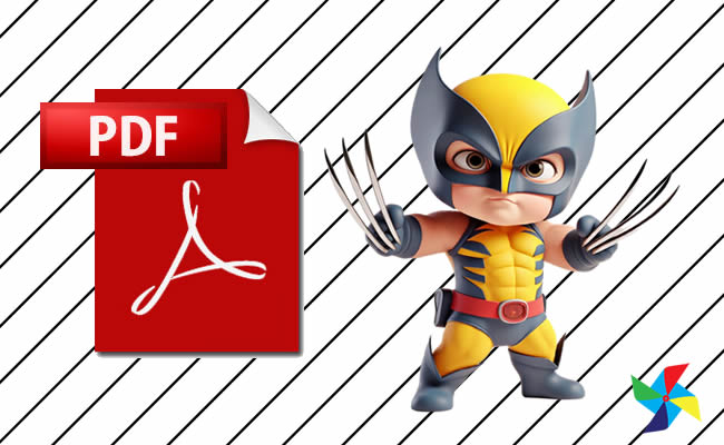 Desenhos do Wolverine Baby em PDF