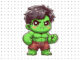 Desenhos do Hulk Baby para colorir