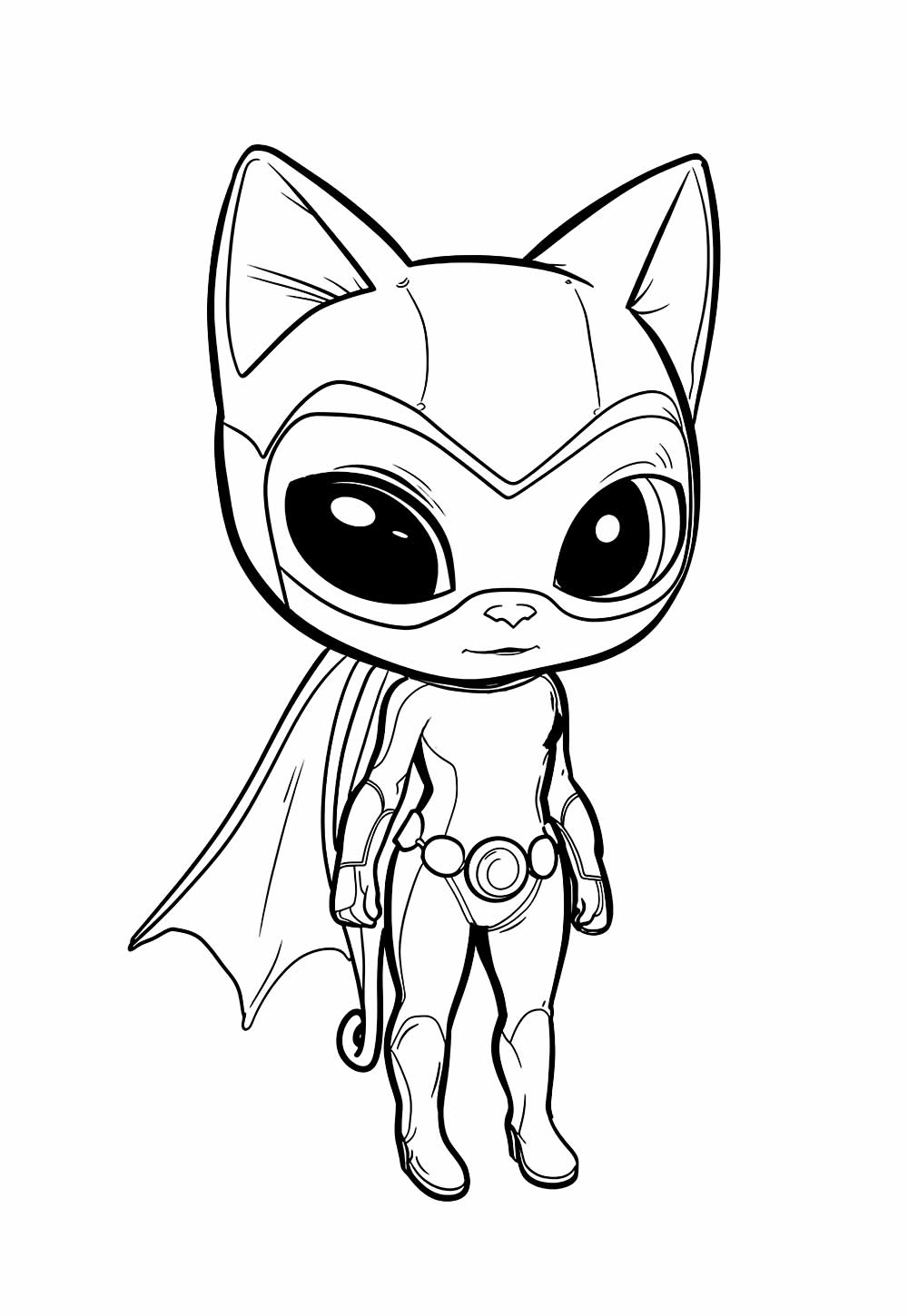 Desenho da Mulher-Gato Baby