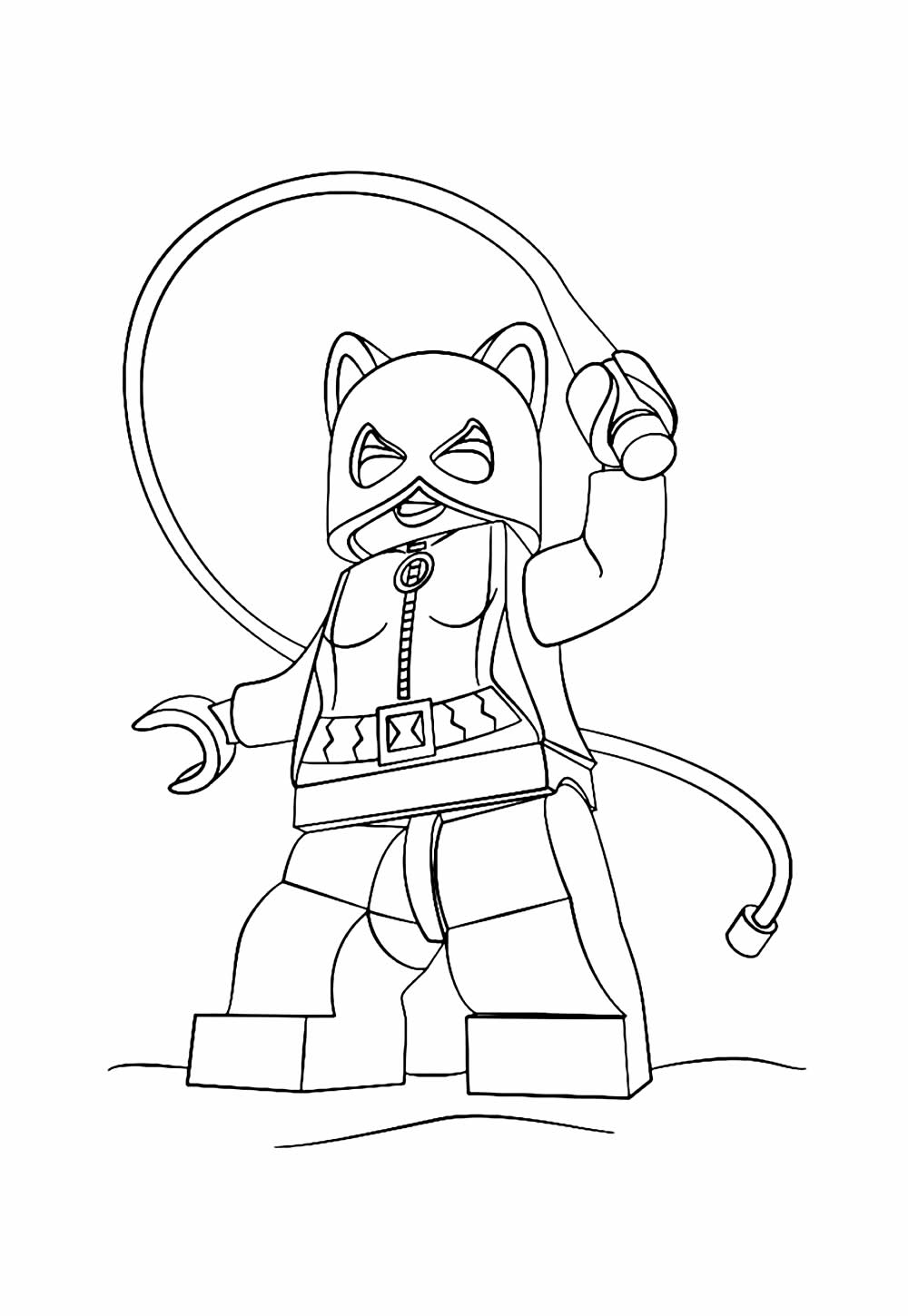 Desenho da Mulher-Gato Baby