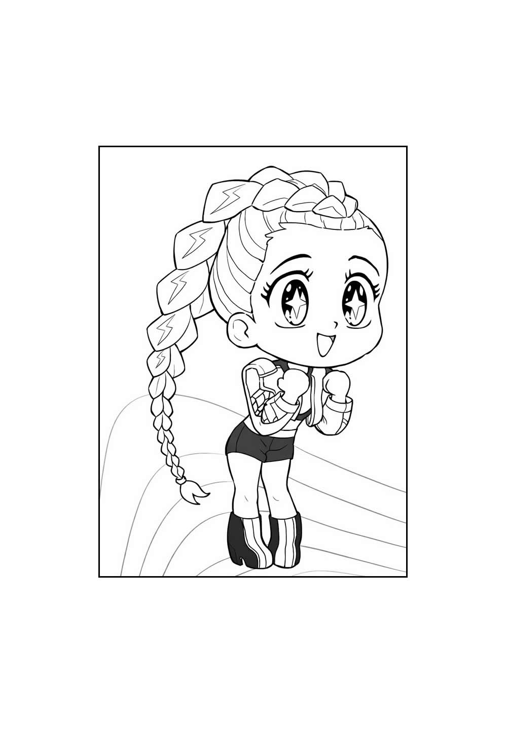 Desenho de Rumi Baby para colorir