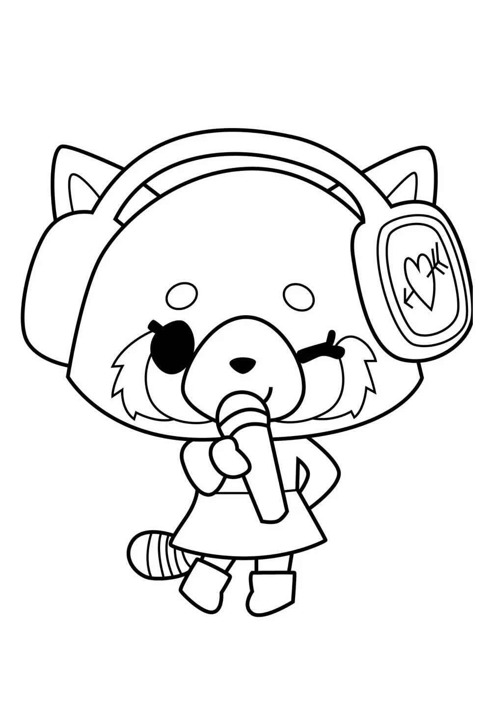 Desenho de Aggretsuko