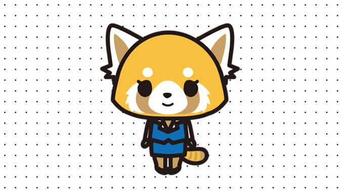 Desenhos de Aggretsuko para colorir