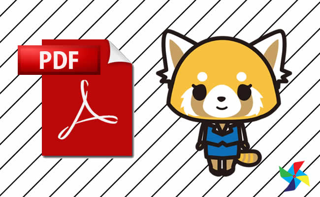 Desenhos de Aggretsuko em PDF