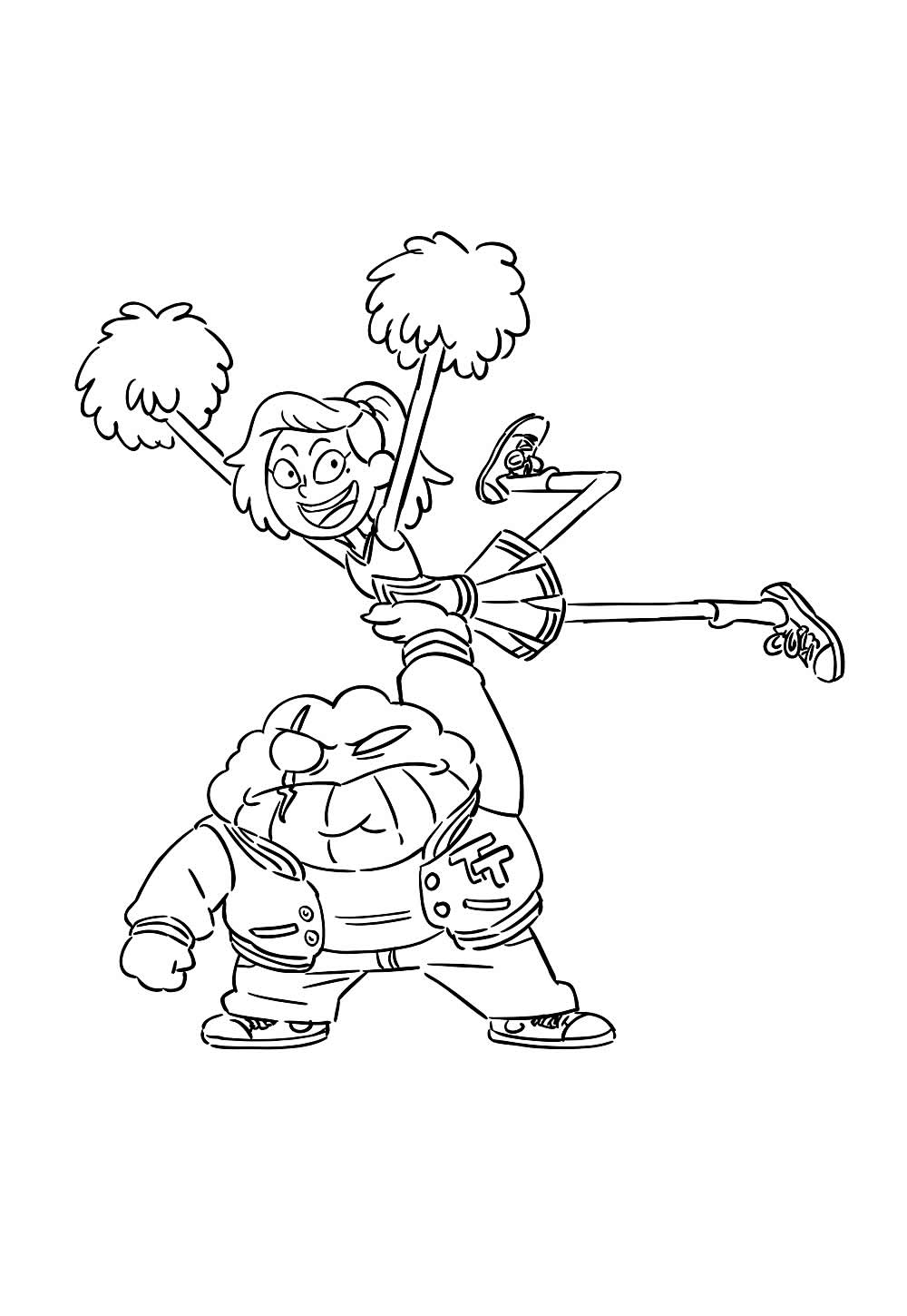 Desenho de Amphibia para colorir