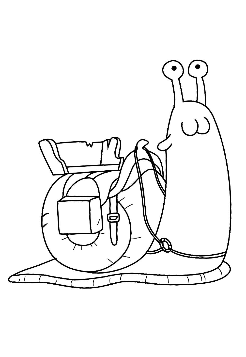 Desenho de Amphibia para pintar