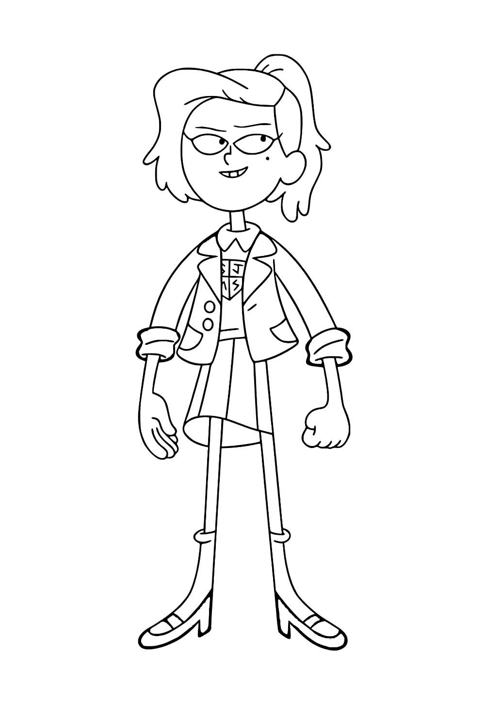 Desenho de Amphibia para colorir