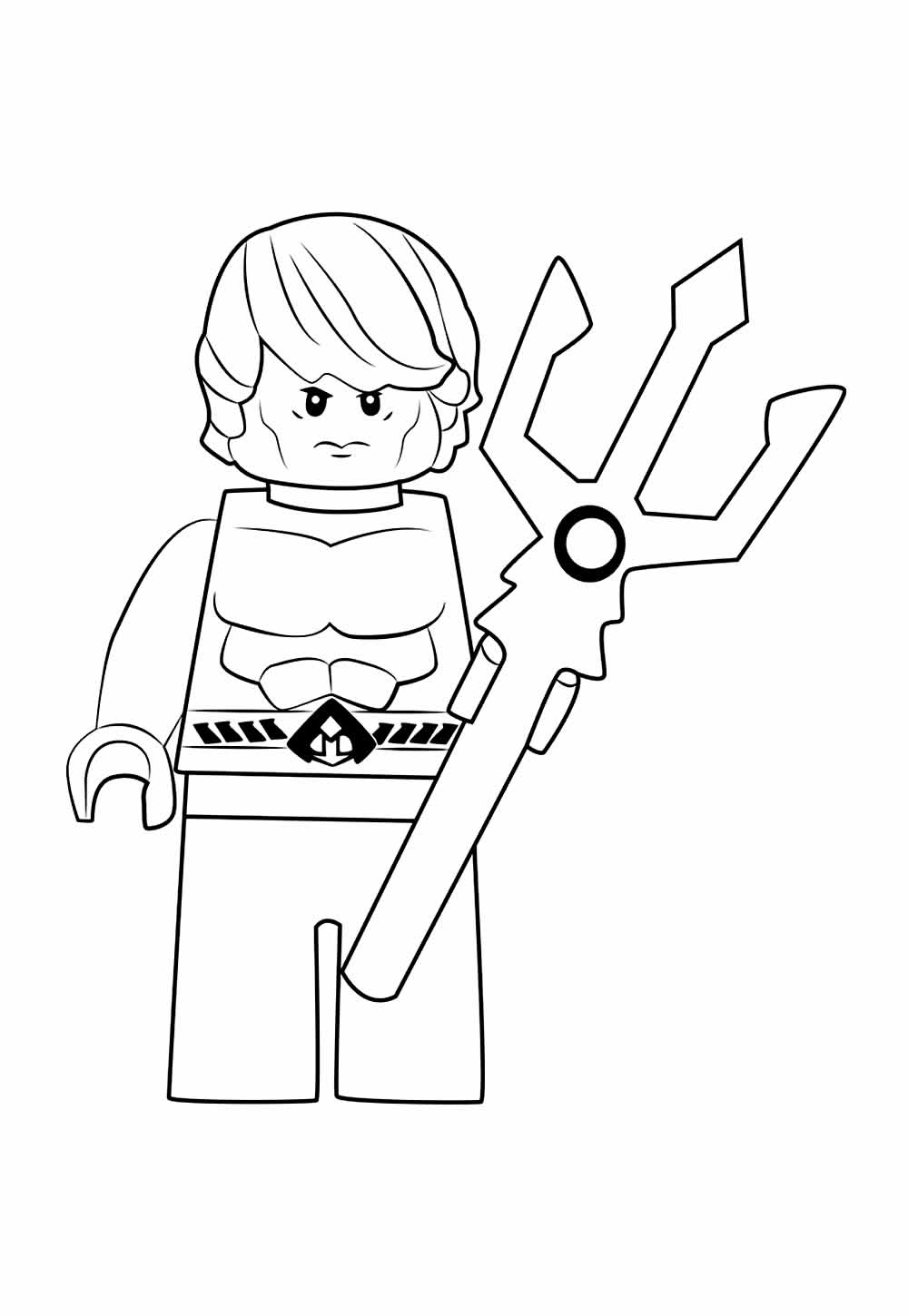 Aquaman Baby para colorir