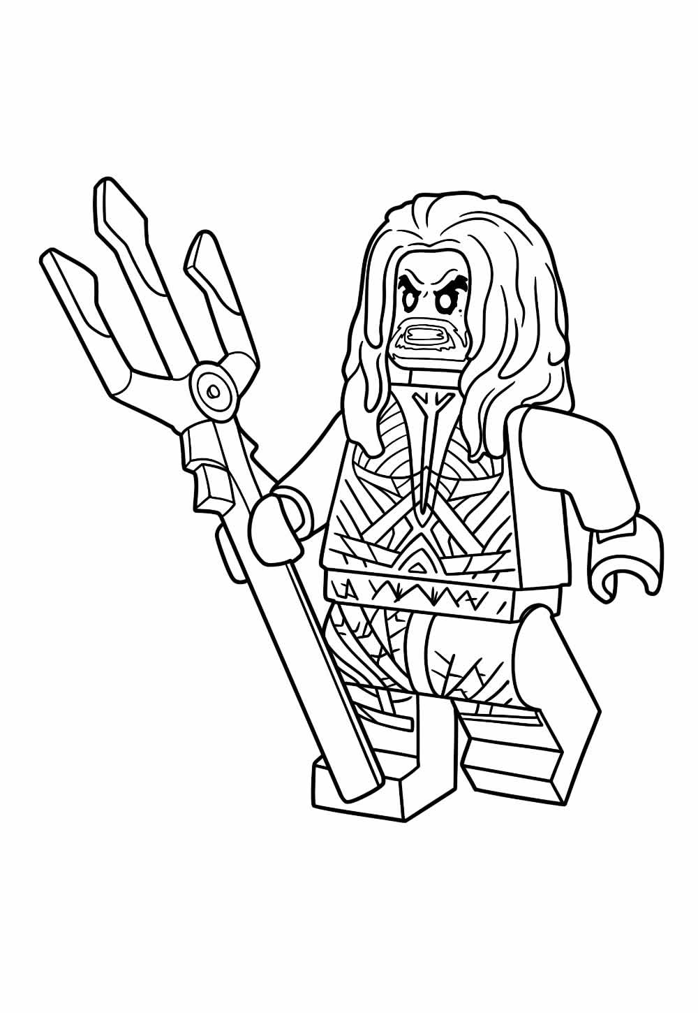 Desenho de Aquaman Baby