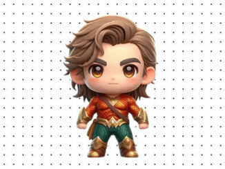 Desenhos do Aquaman Baby para colorir