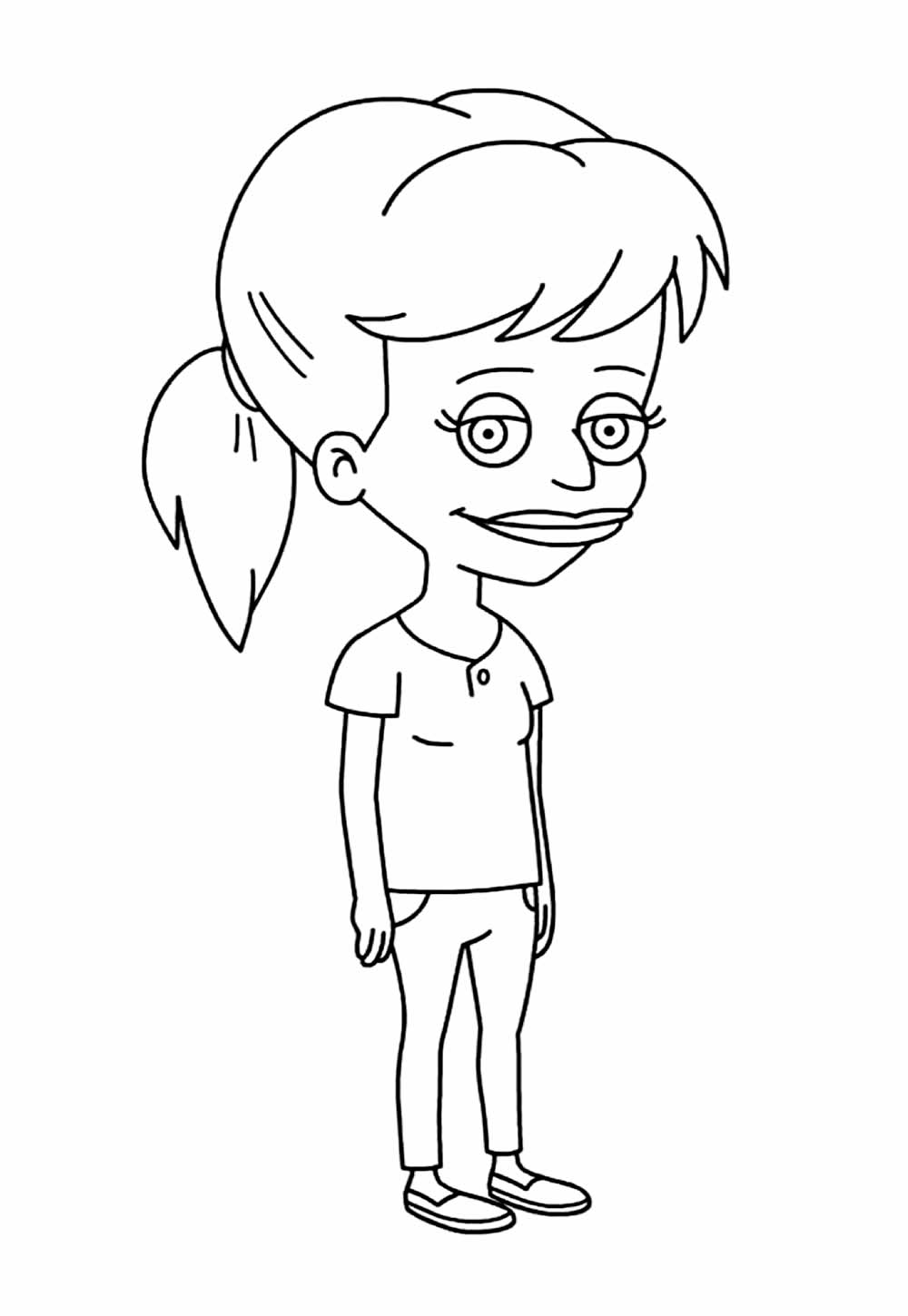 Desenho de Big Mouth para colorir