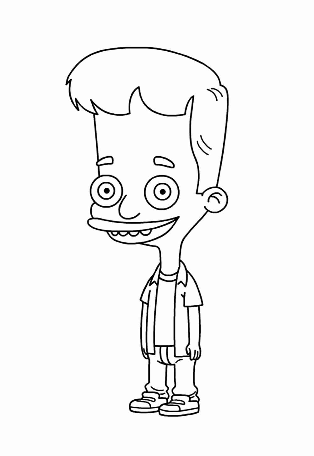Desenho de Big Mouth para colorir