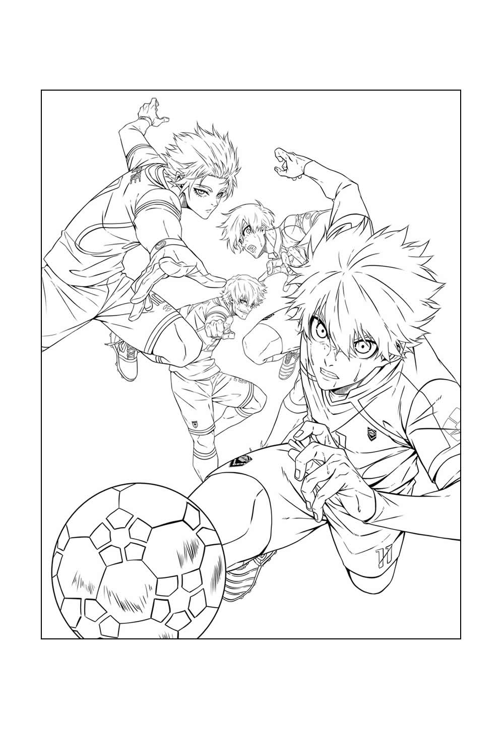 Desenho Blue Lock Colorir