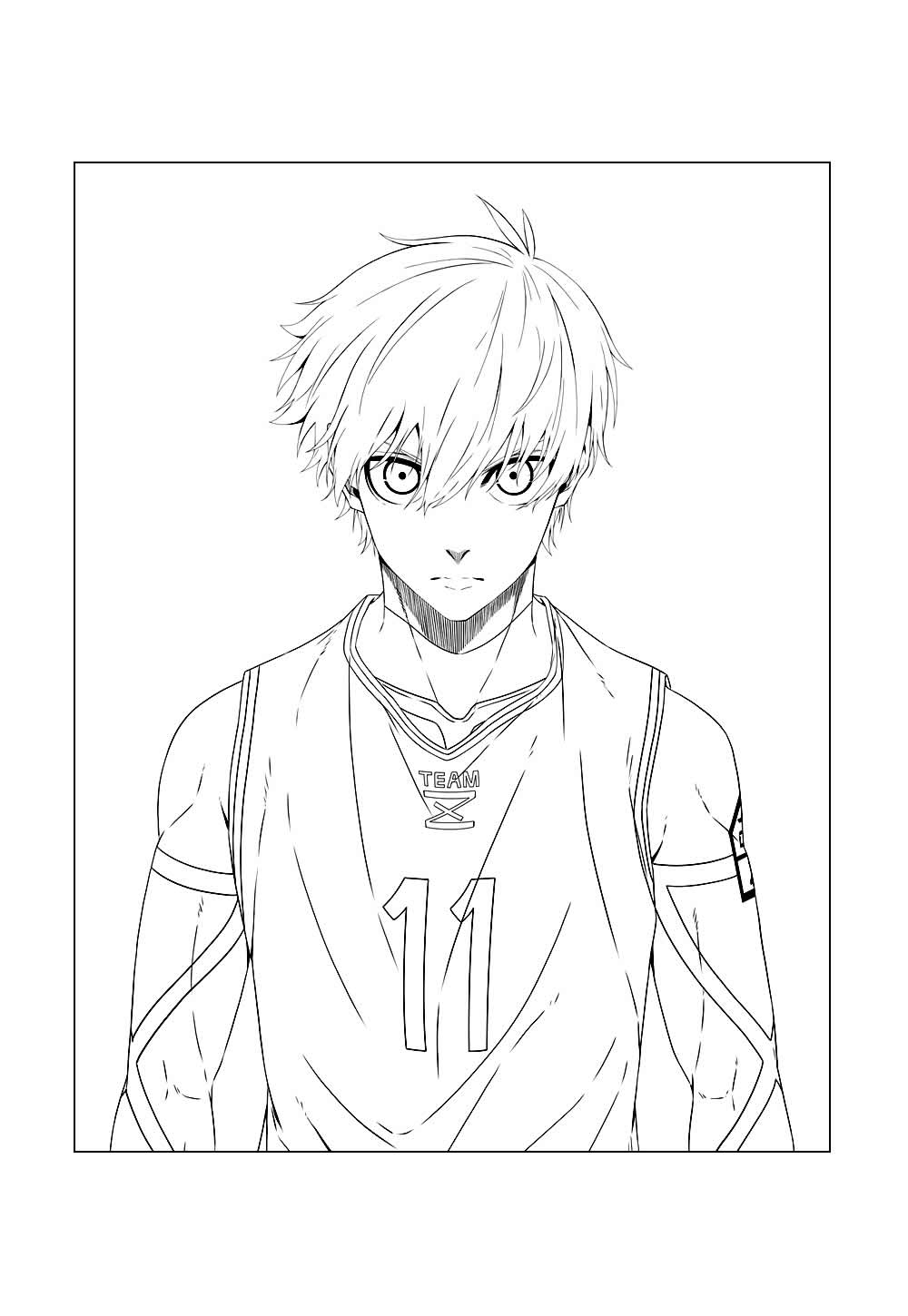 Desenho Blue Lock Colorir