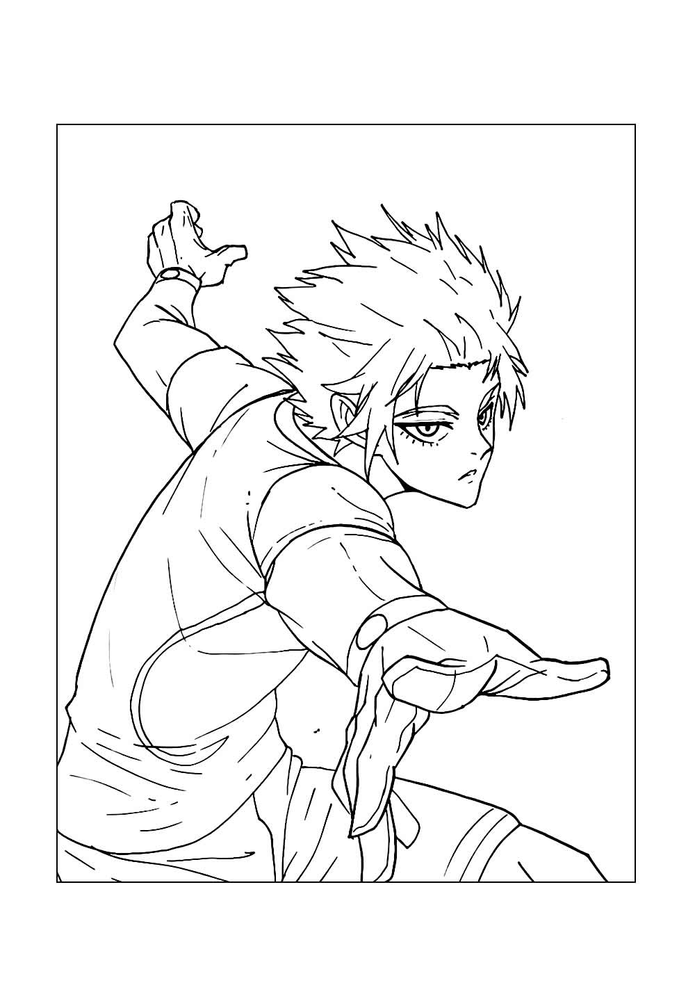 Desenho Blue Lock Colorir