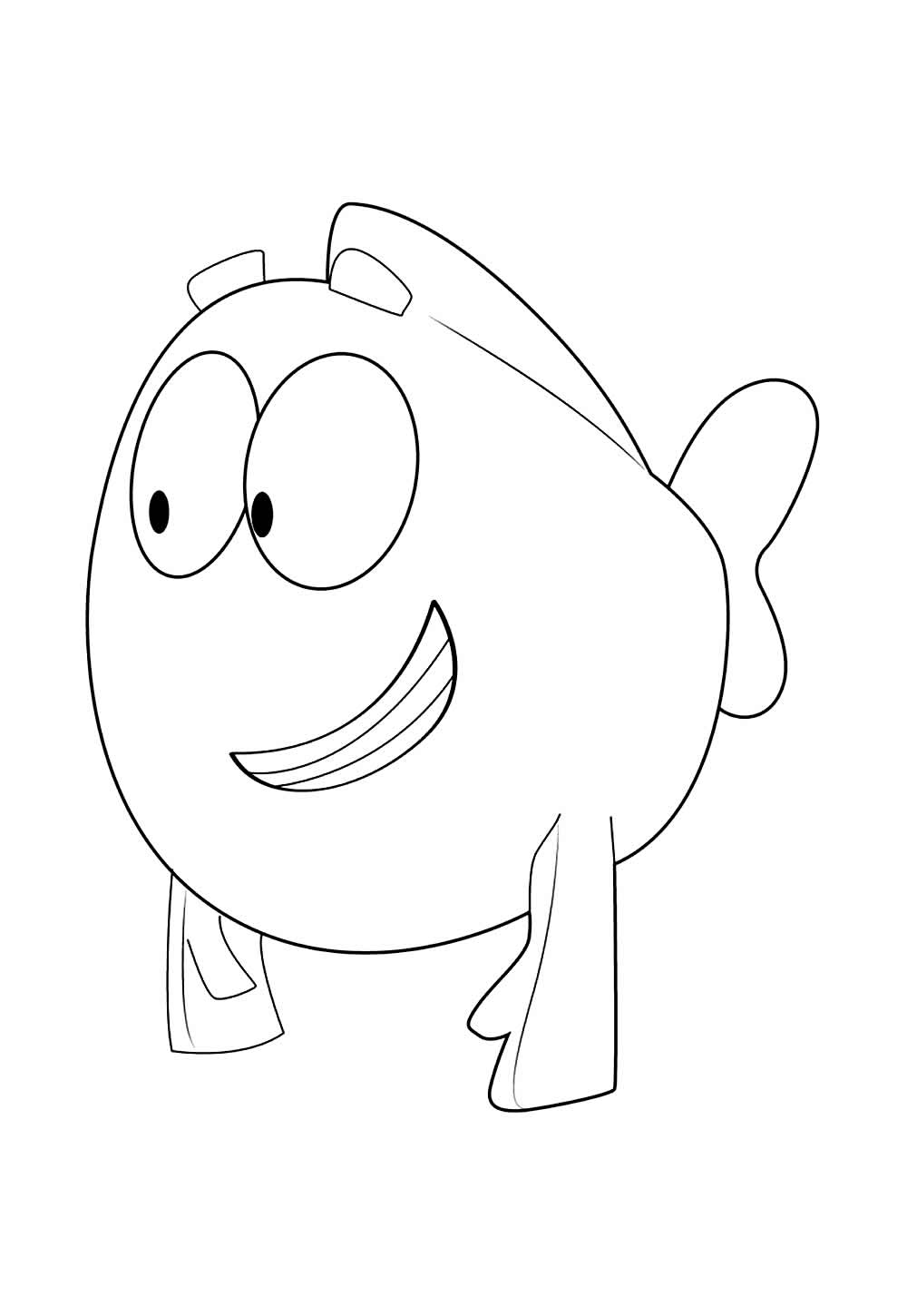Desenho de Bubble Guppies para colorir