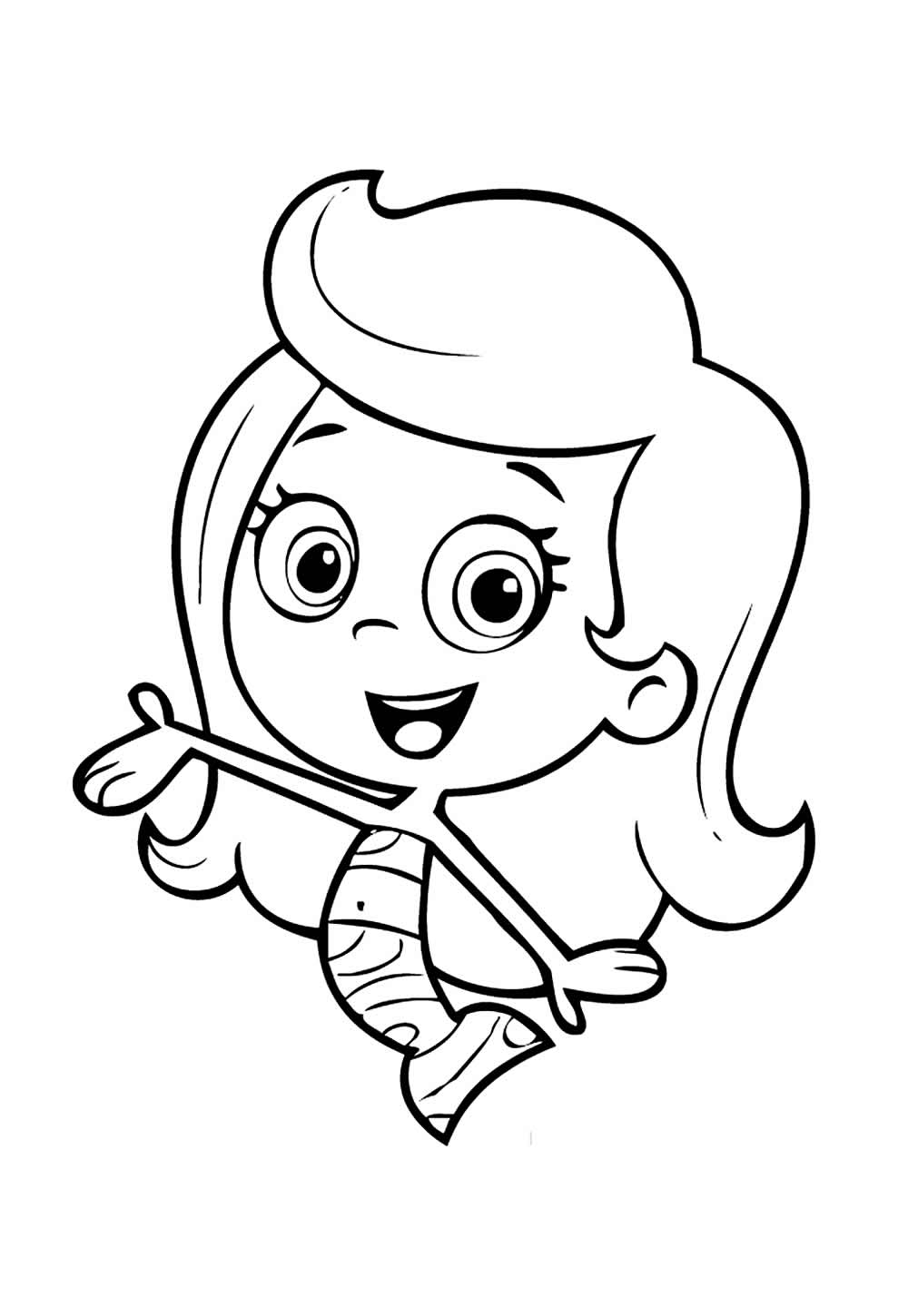 Desenho de Bubble Guppies para colorir