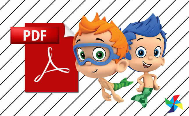 Desenhos de Bubble Guppies em PDF