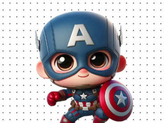 Desenhos do Capitão América Baby para colorir