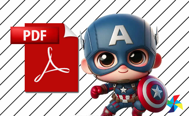 Desenhos do Capitão América Baby em PDF