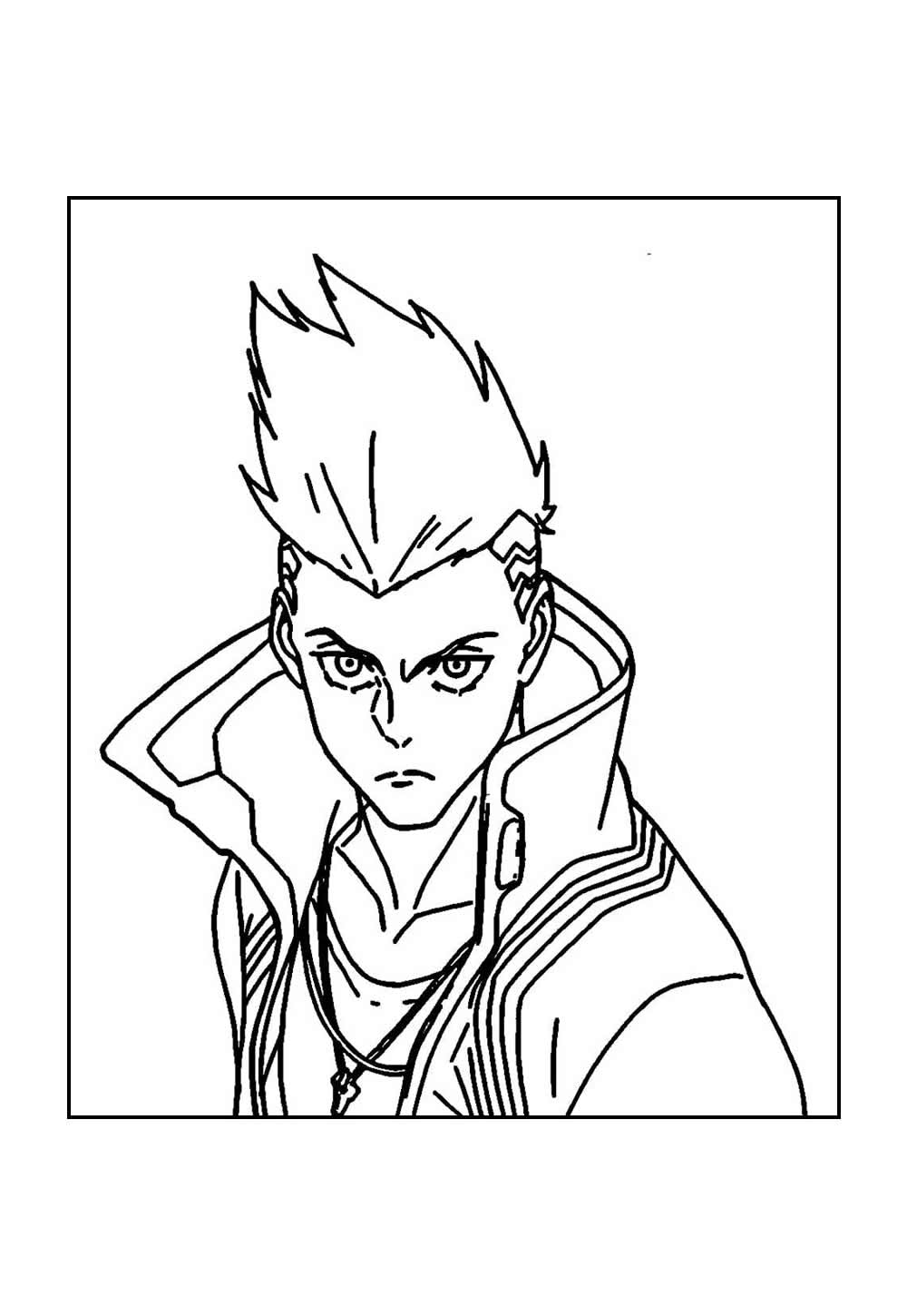 Cyberpunk - Mercenários para colorir