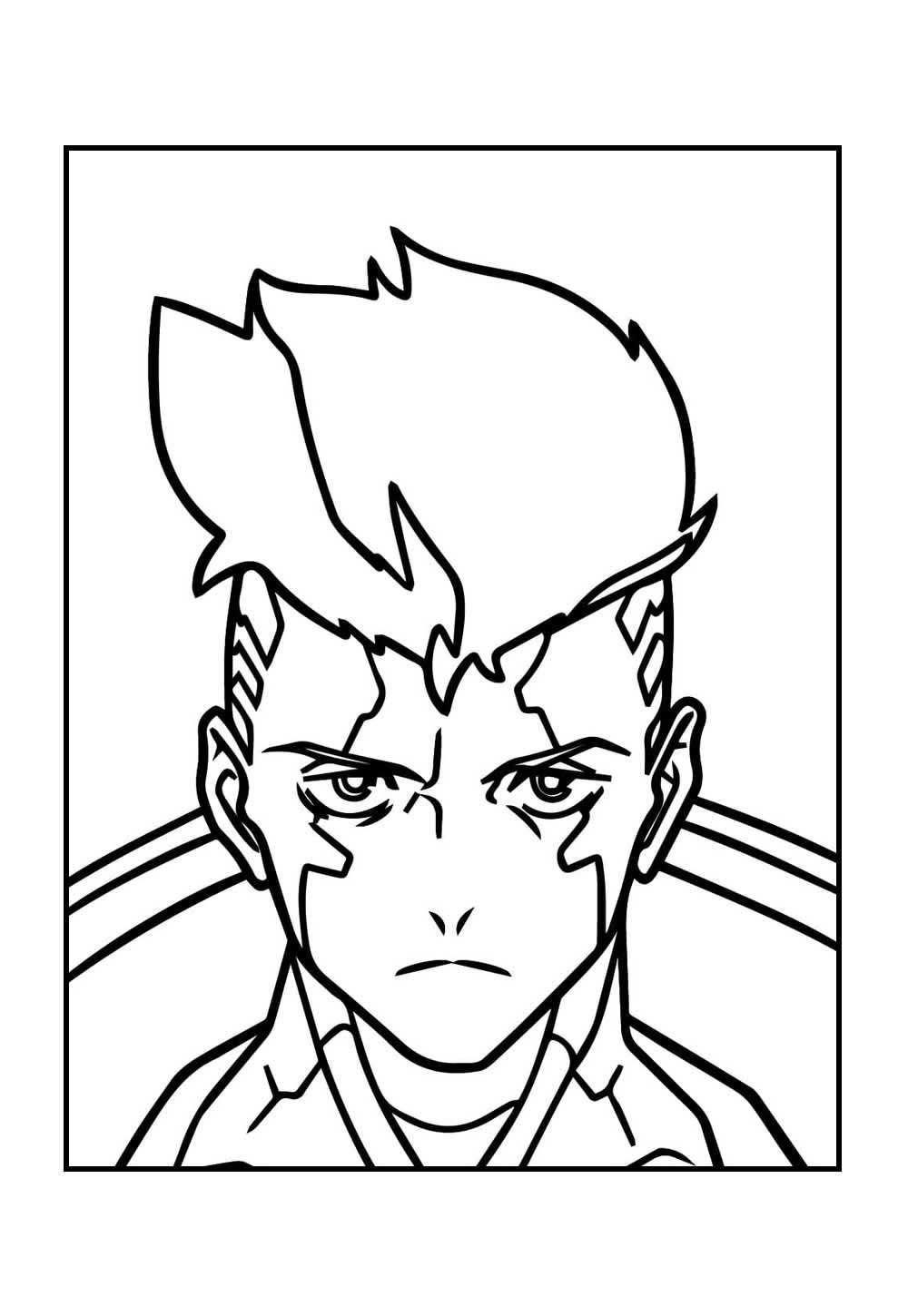 Desenho de Cyberpunk - Mercenários para colorir