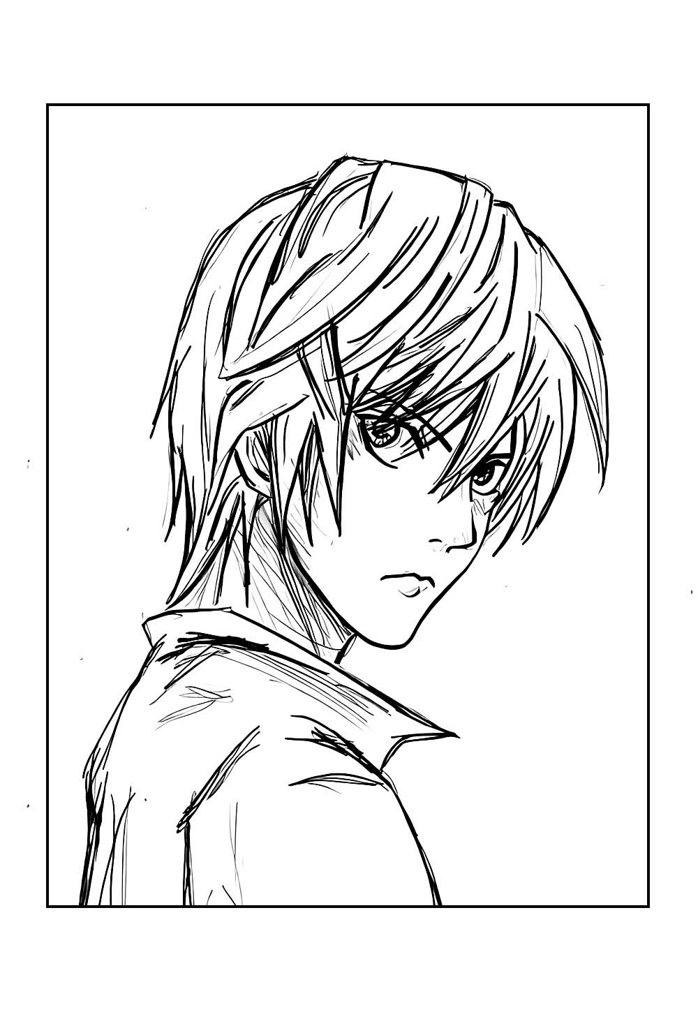 Death Note para colorir e pintar