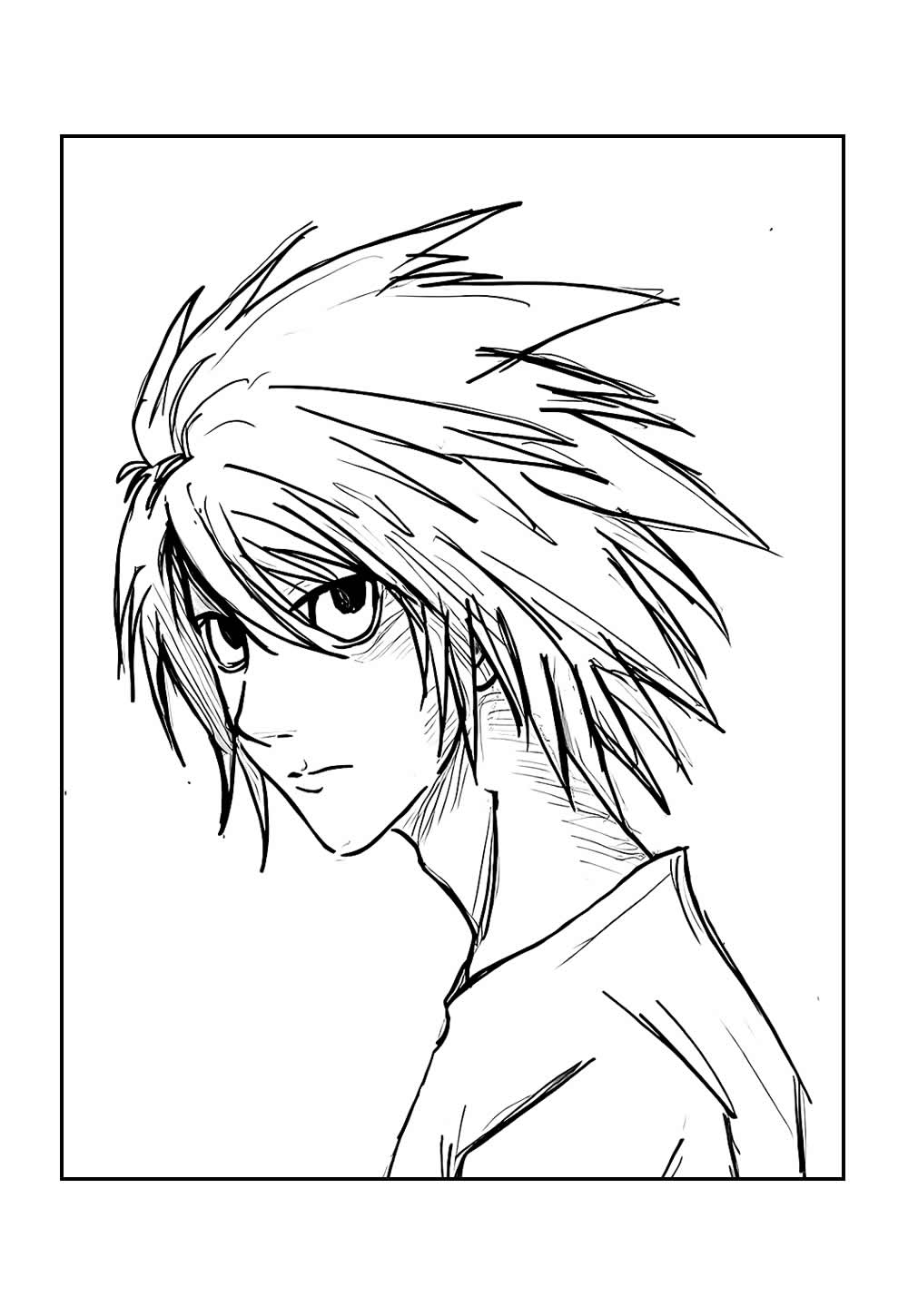 Death Note para colorir