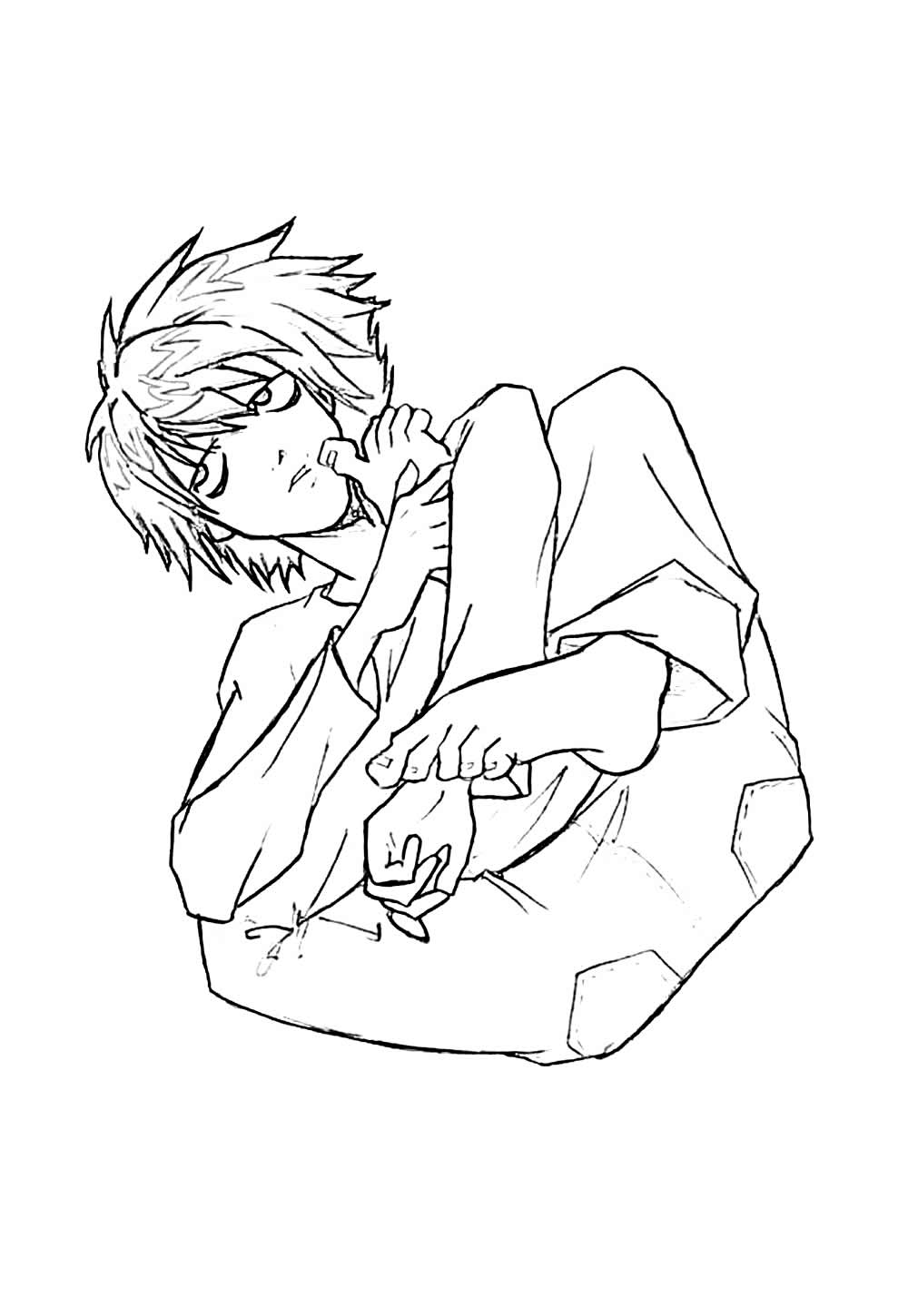 Desenho de Death Note para colorir