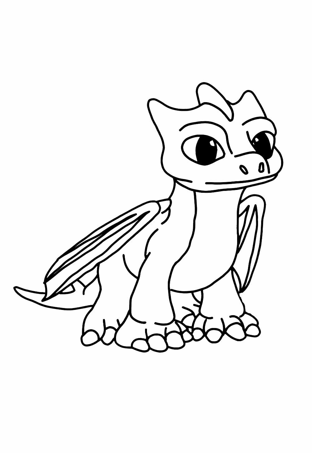 Dragão - Equipe de Resgate para colorir