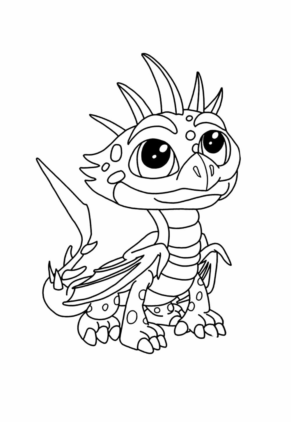 Desenho de Dragões - Equipe de Resgate para colorir