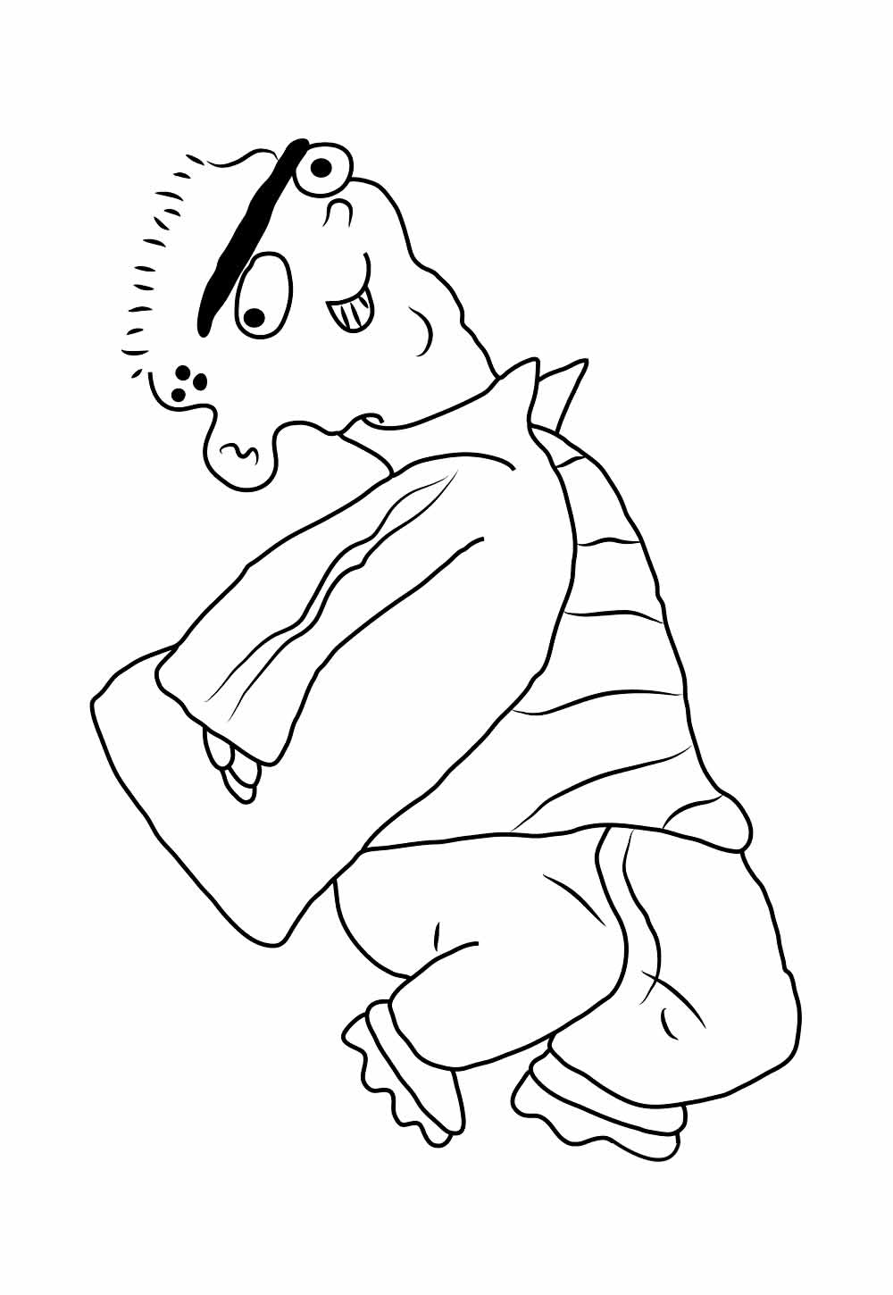 Desenho de Du, Dudu e Edu para colorir