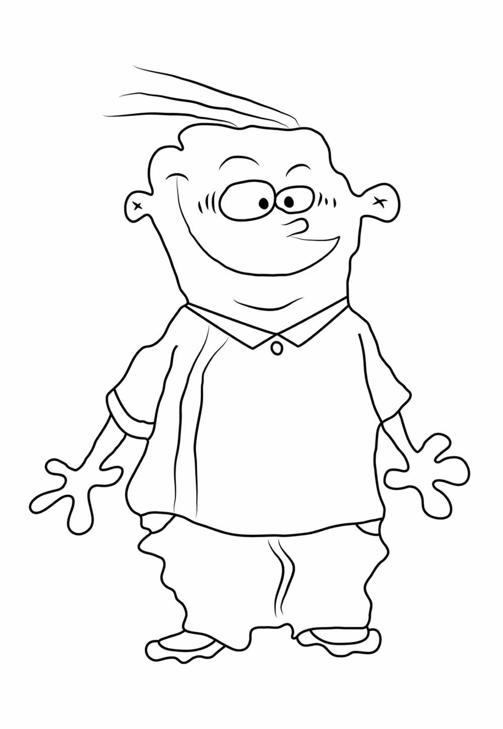 Desenho de Du, Dudu e Edu para colorir