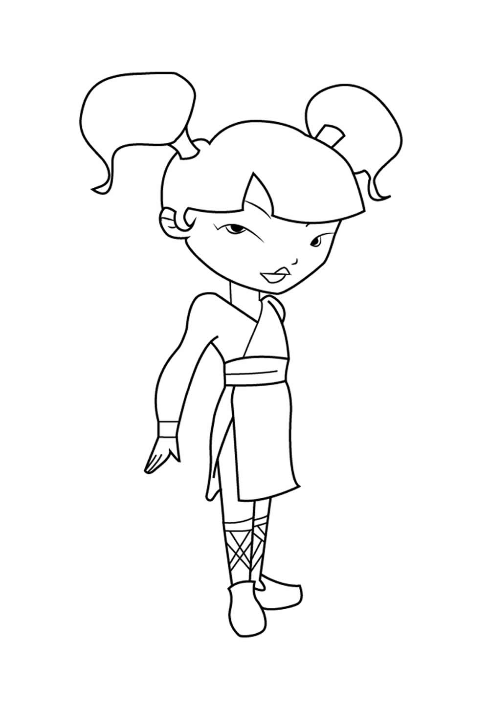 Desenho de Duelo Xiaolin