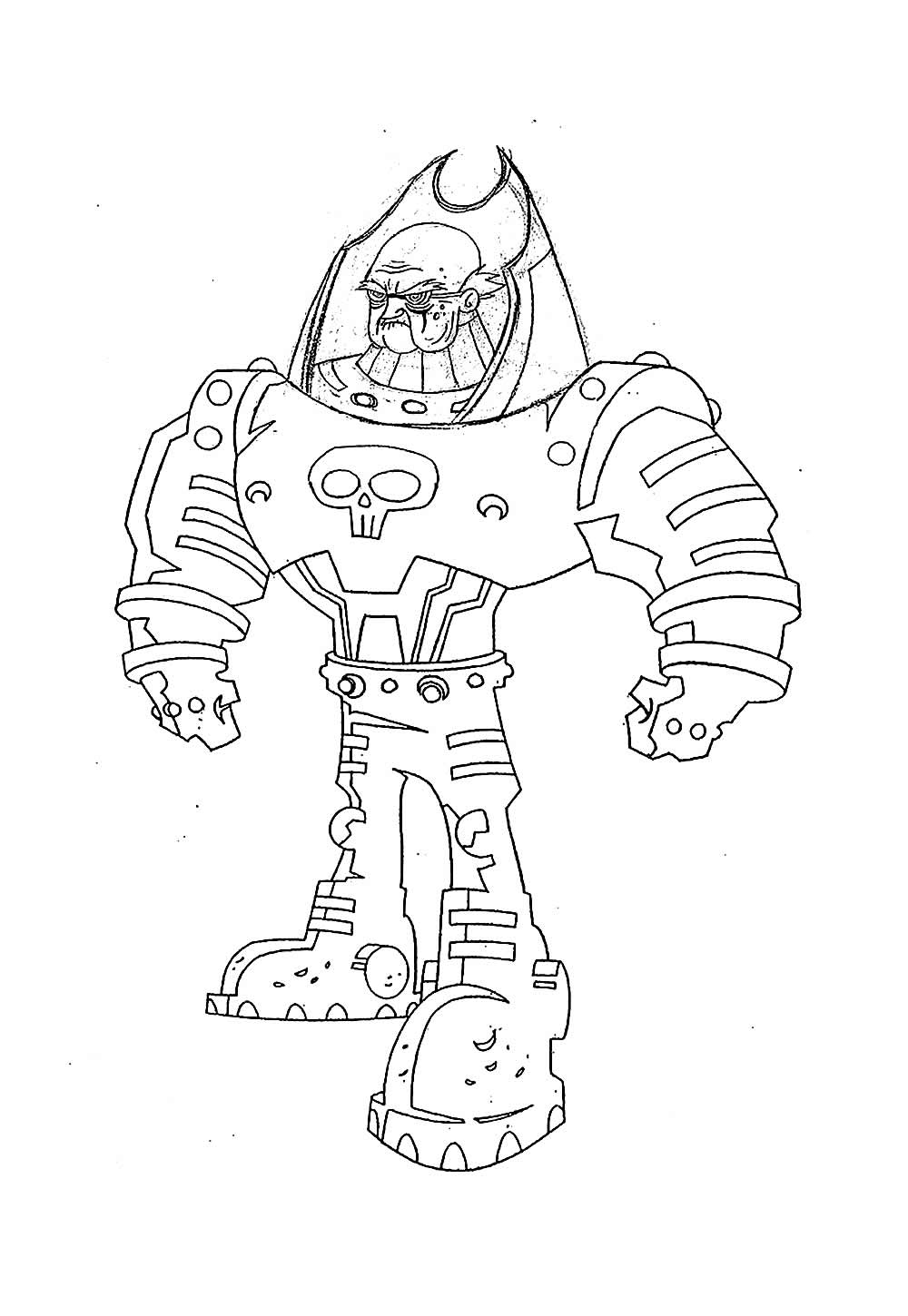 Duelo Xiaolin para colorir