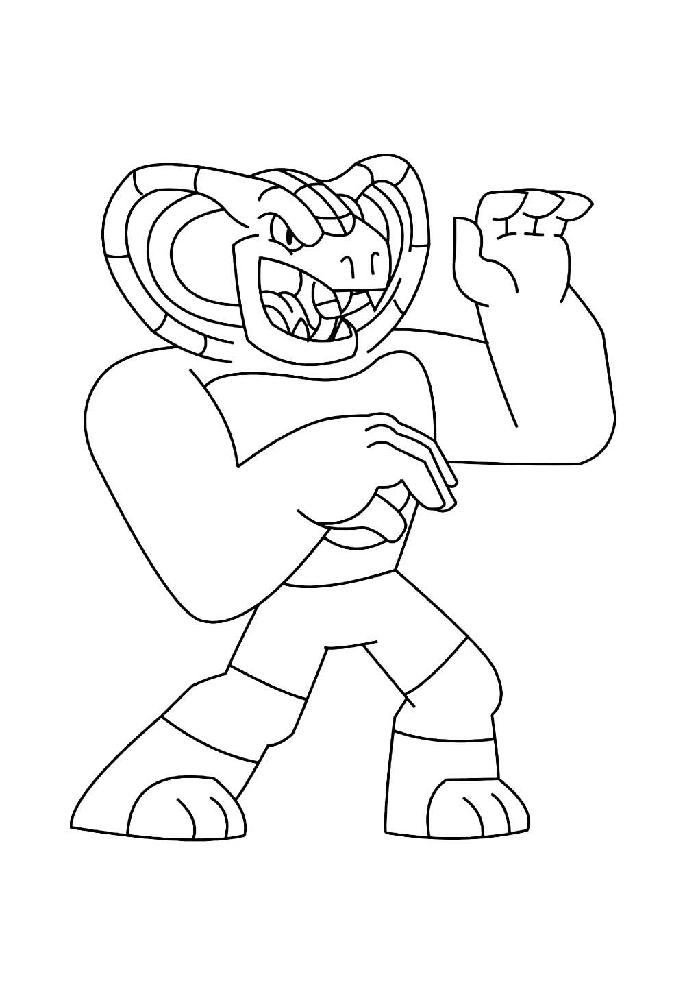 Desenho de Duelo Xiaolin para colorir