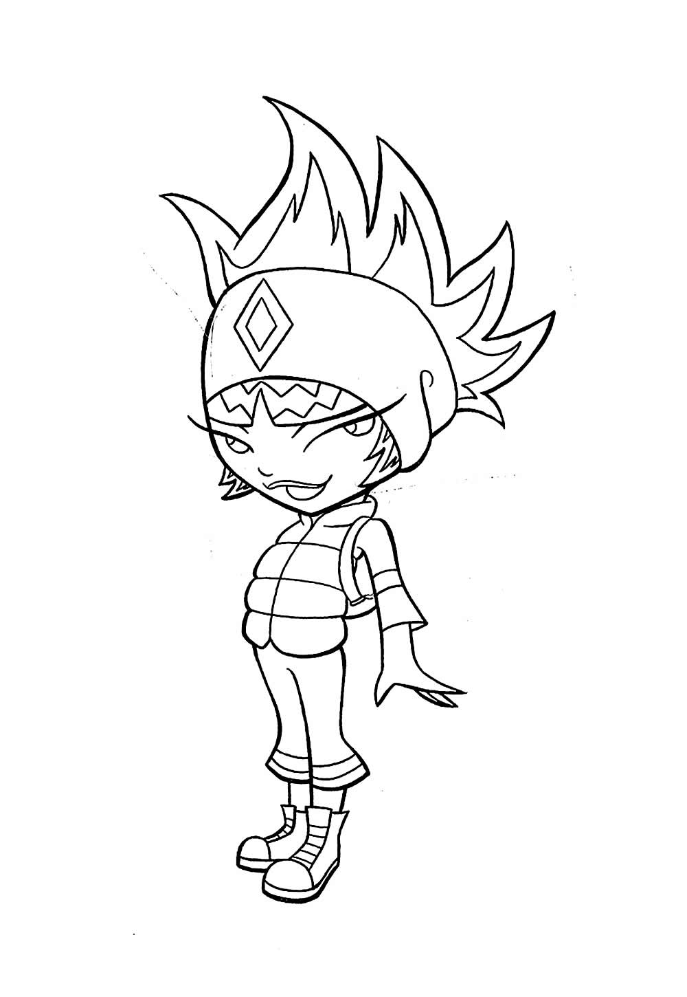 Desenhos de Duelo Xiaolin para pintar