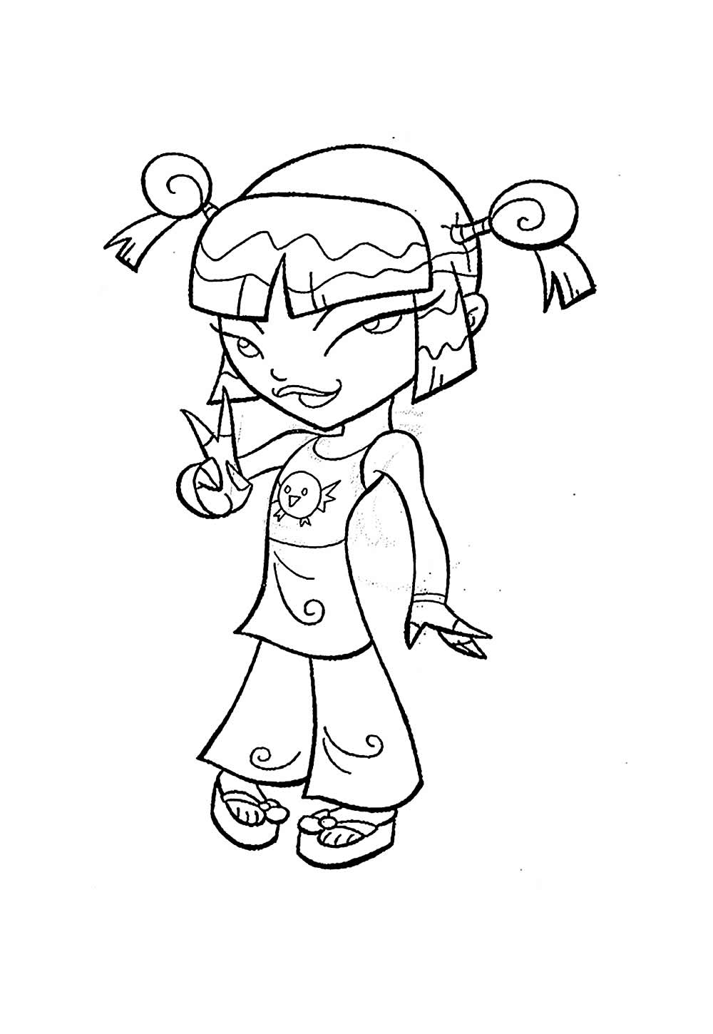 Desenhos de Duelo Xiaolin para colorir