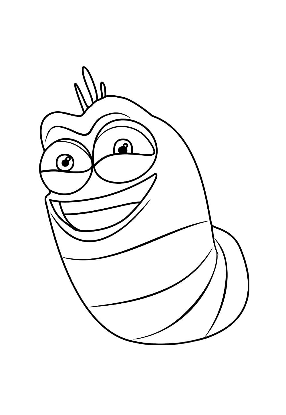 Desenho de Larva - Ilhados