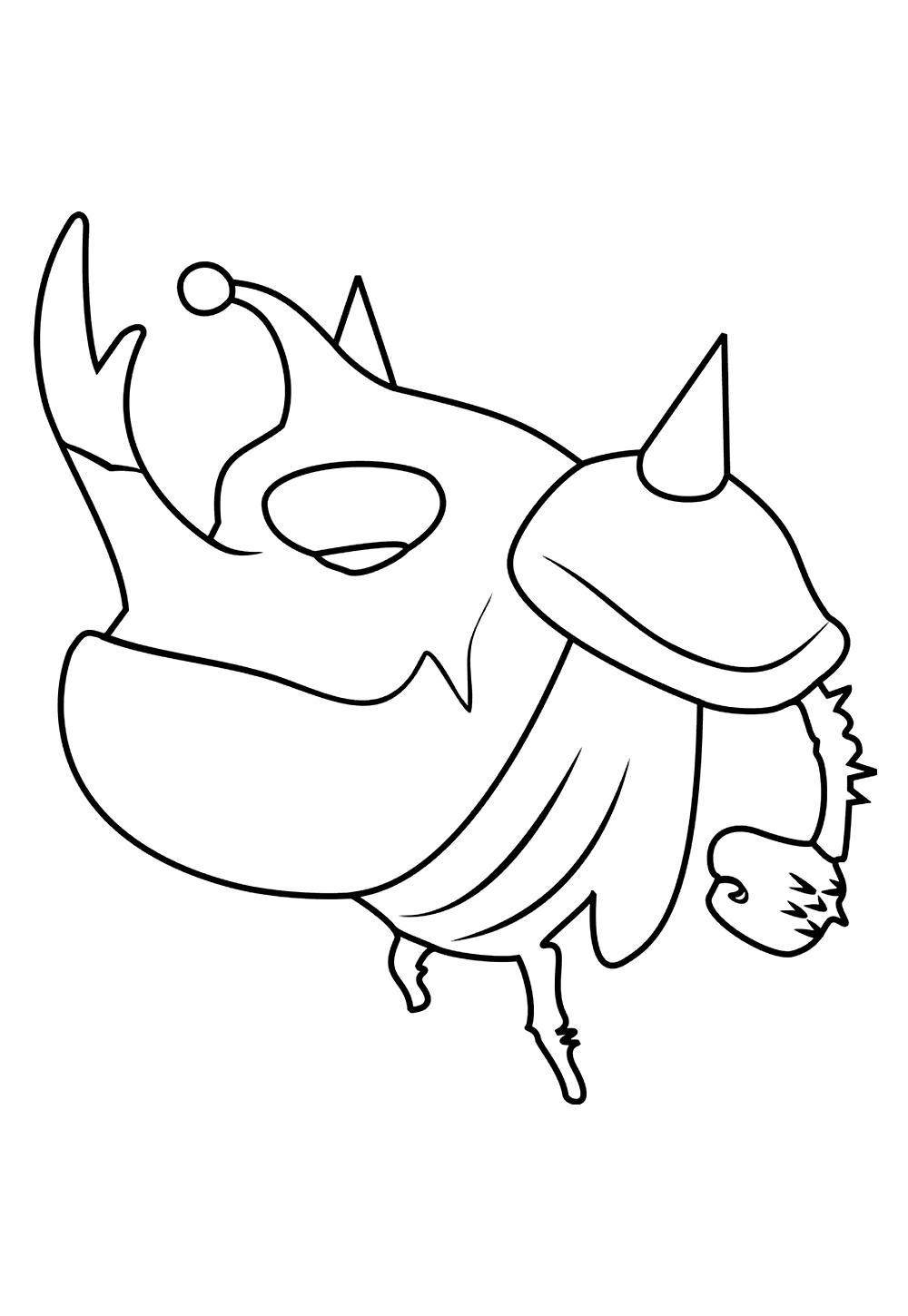 Desenho de Larva - Ilhados para colorir