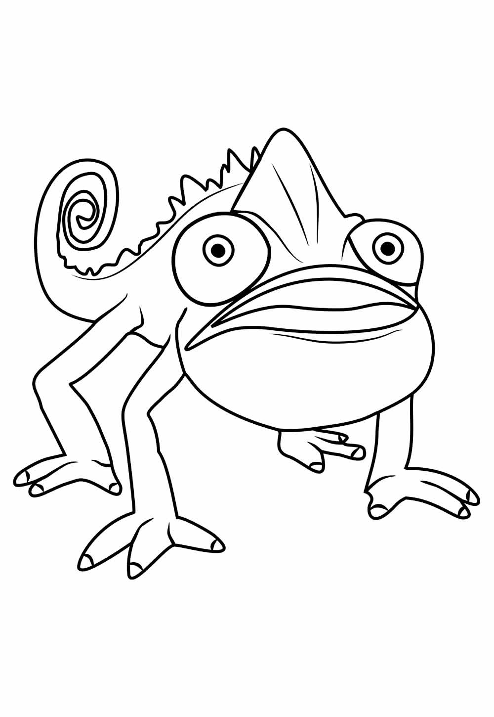 Desenho de Larva - Ilhados para imprimir